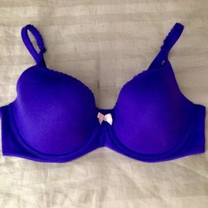 VS BBV LINED DEMI IN DEEP PURPLE 36D